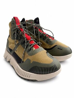 NWOT Sorel Mac Hill™ Lite Rush Waterproof Sneaker Boots In Glaze/Black-Sz 11.5